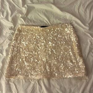 Zara Sequin Mini Skirt